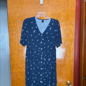 Floral Navy Dress